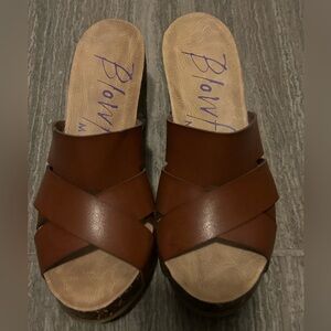 Blowfish platform sandals - size 7.5